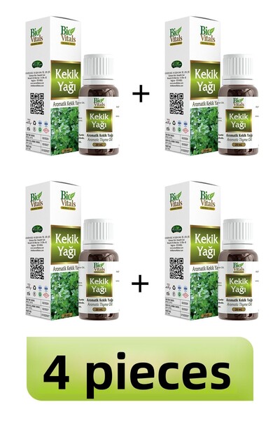 Bio Vitals زيت الزعتر 20 مل - 4 قطع