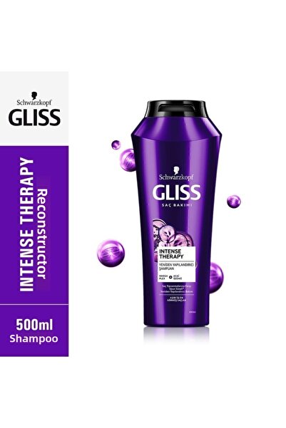 Gliss 500 مل شامبو إعادة هيكلة العلاج المكثف مع أوميغا بليكس وكشمش الأكاي