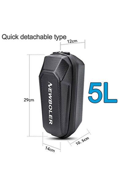 Choice حقيبة أمامية للسكوتر الكهربائي BAG838-5L NEWBOLER مقاومة للماء سريعة ا...