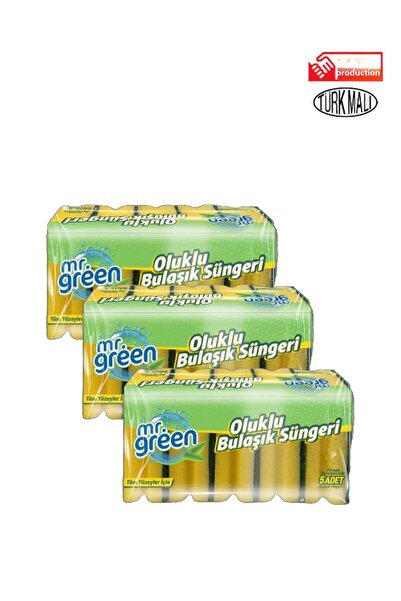 Mr Green Burete de vase cu fante Mr.Green 5 bucăți x 3 pachete