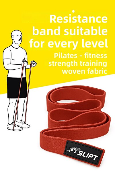 SLİPT Bandă de rezistență țesută Super Loop Band pentru exerciții pentru într...