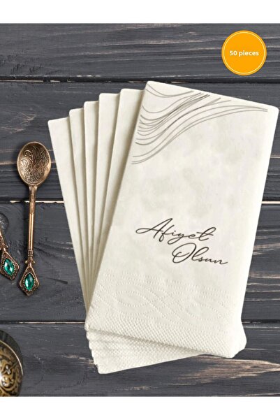 loyderlena 50-Piece Presentation Napkin Printed Talking Paper Napkin Double L...