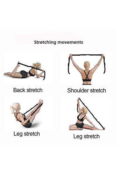 TechnoSmart Red Resistance Band with 8 Level Slices - Sport Exercise Aerobics Pilates Squat Band Fitness Yoga