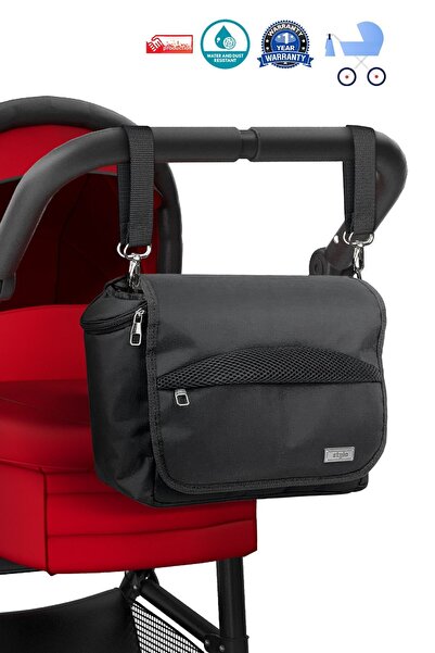 Stylo Stroller Bag Baby Stroller and Shoulder Bag X Pro with Thermos Section - Black