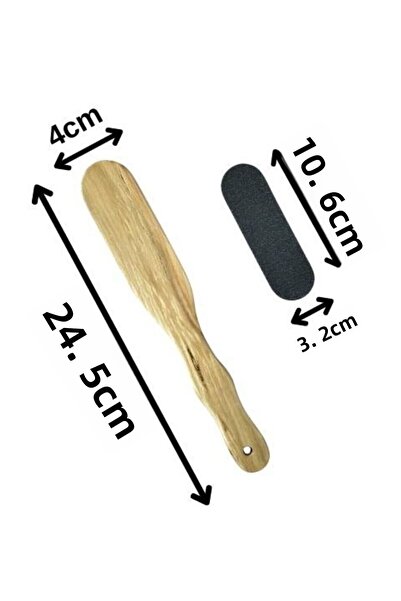 Vehomix كعب خشبي وملعقة باديكير مع 5 مبارد بديلة