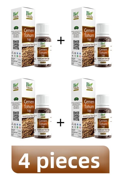 Bio Vitals 4 PCS Fenugreek Seed Oil - 20 ml