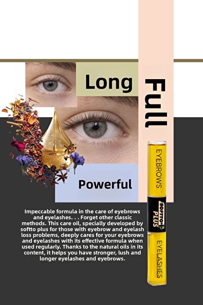 Softto Plus 2 Pack Eyebrow Eyelash Care Oil