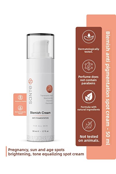 SantePlus كريم توحيد وتفتيح العيوب مع 7 عناصر نشطة تحتوي على نياسيناميد لعيوب...