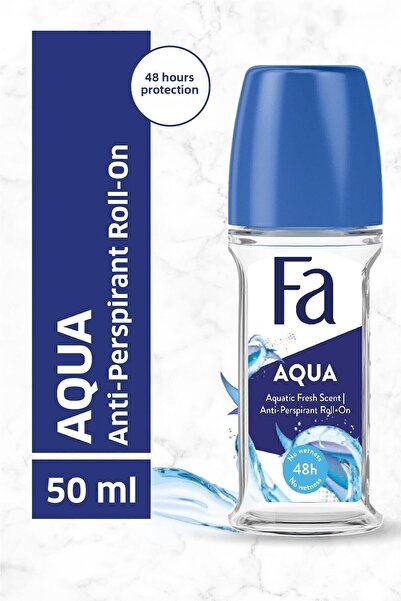 Fa مزيل عرق رول أون أكوا فريش سي فريشنس للنساء 50 مل - عطر منعش يدوم 48 ساعة