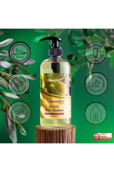naturalive beauty Naturalive Olive Oil Liquid Hand Soap Natural 500 ml