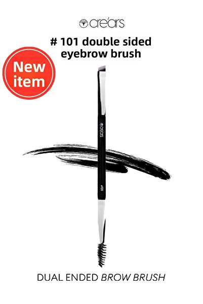 Cre'ars فرشاة الحواجب ذات الوجهين Cre'Ars فرشاة الحواجب ذات الطرفين # 101