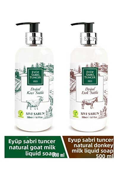 Eyüp Sabri Tuncer صابون سائل بحليب الماعز الطبيعي 500 مل وصابون سائل بحليب ال...