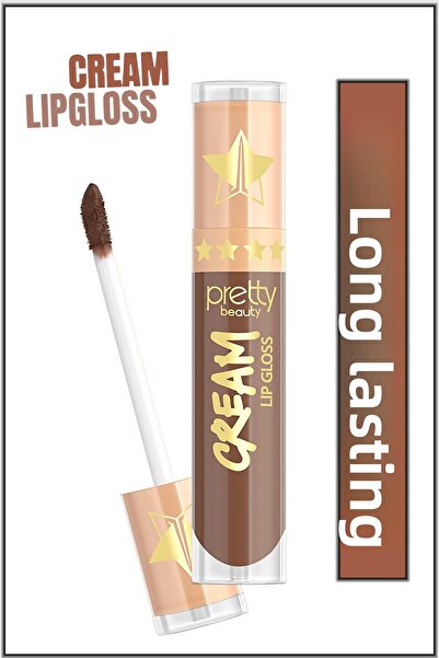 Pretty Beauty ملمع الشفاه الكريمي وأحمر الشفاه السائل طويل الأمد