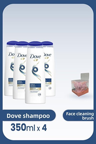 Dove 350 Ml X 4 Pieces Intensive Repair Damaged Hair Shampoo and Facial Clean...