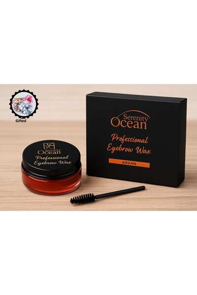 MADAME CANDY شمع تثبيت وتصفيف الحواجب من برو ماستر مع أرغان - عديم اللون