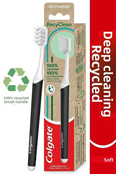 Colgate Recyclean 100% Recycled Deep Cleaning Soft Toothbrush