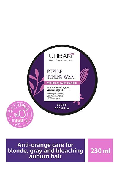 Urban Care Purple Anti-Orange Intensive Hair Care Mask 230 Ml-Vegan