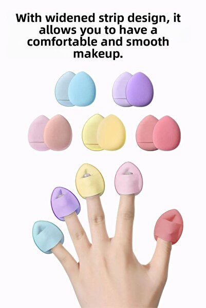 SİBELA BEAUTY GÜZEL GÖRMEK GÜZEL DÜŞÜNDÜRÜR مجموعة إسفنجة مكياج مكونة من أربعة قطع