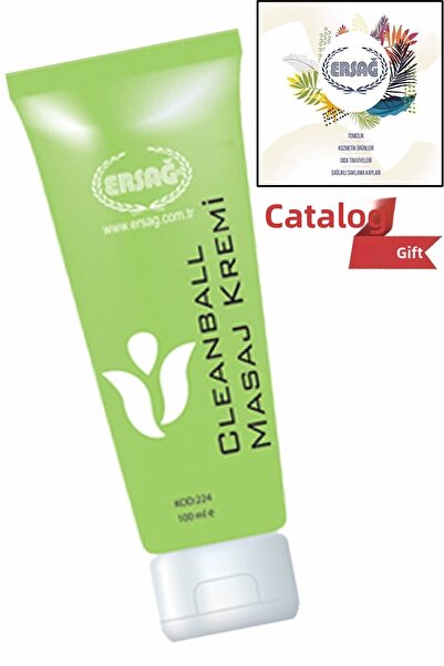 Ersağ كريم تدليك كلين بول 100 مل - تاريخ جديد، أصلي، فاتورة وهدية كتالوج