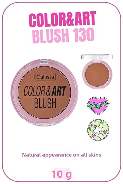 Callista Color Art Blush Toz Allık - 130 Copper My Way