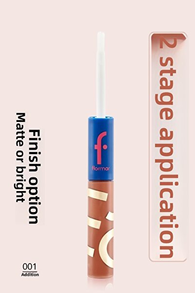 Flormar أحمر شفاه سائل غير لامع مع ملمع - Festival Spirit Lsk. -001 الإدمان-8...