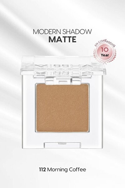 Missha ظلال عيون حديثة غير لامعة ذات ملمس ناعم ومضادة للانسكاب (112 قهوة صباحية)