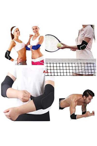 Gök Sports Pereche de cotiere pentru fotbal, baschet, volei, cotiere pentru portar, cu suport din burete