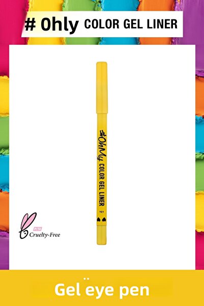 Lamel Cosmetics قلم تحديد العيون طويل الأمد Oh My Yellow رقم 404