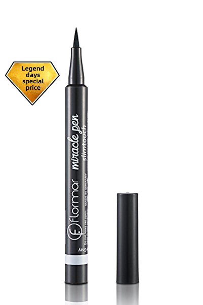Flormar Dark Gray Eyeliner - Miracle Pen Slim Touch Hematite Gray8690604259045