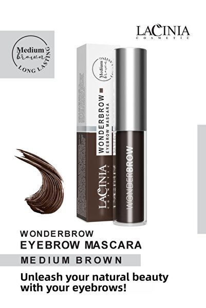 Lacinia Wonderbrow Medium Brown Mascara 5 ml