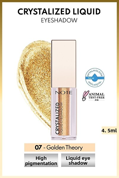 NOTE ظلال عيون سائلة متبلور - ظلال عيون معدنية سائلة - 07 نظرية ذهبية