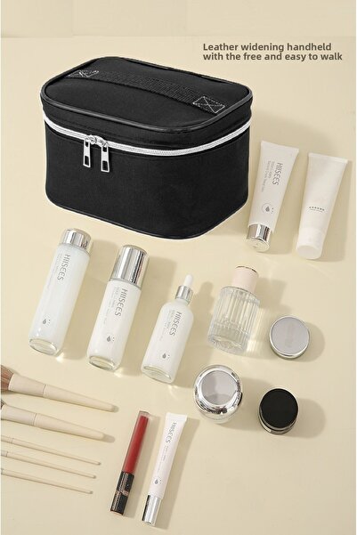 CEDAN Dámská taštička na líčení Velkokapacitní přenosná taštička na líčení Cestovní taštička na líčení