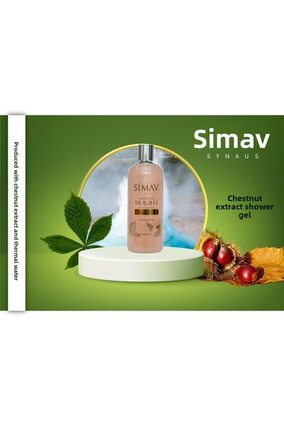 SİMAV SYNAUS Chestnut Extract and Thermal Water Shower Gel - 400 ml