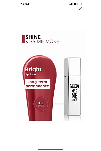 Flormar Kiss Me More Shine 10 Meet Friends