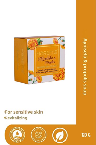 HAREM'S صابون هارمز بالآذريون والبروبوليس 120 جم