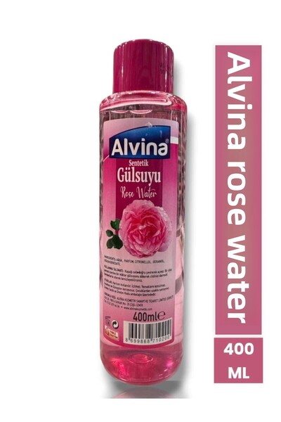 Alvina ماء الورد 400 مل – العناية بالبشرة المنعشة والمرطبة