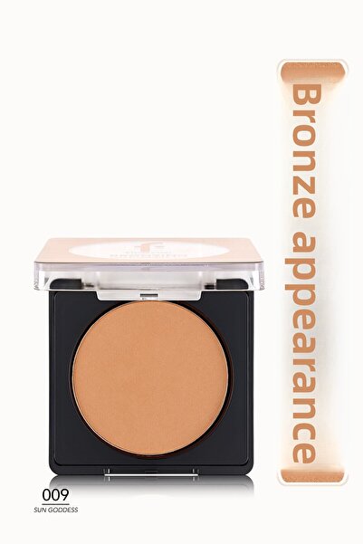 Flormar Intense Pigmented Sparkling Bronzer - Bronzing Powder - 009 Sun Goddess -8682536053495
