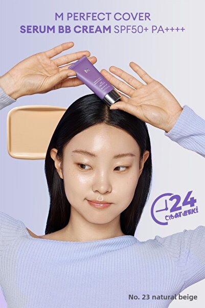 Missha كريم بي بي بيرفكت كوفر سيروم - العناية بالشيخوخة والمظهر المضيء SPF50+...