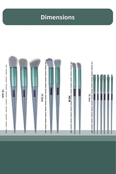 MUJGAN Set de pensule de machiaj și accesorii - Soluții profesionale de frumusețe