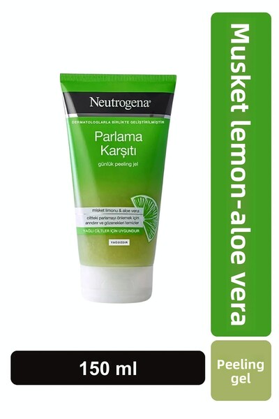Neutrogena جل التقشير اليومي المضاد للمعان بالليمون والصبار 150 مل