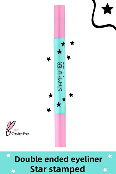 Lamel Cosmetics قلم تحديد العيون Lamel Ohmy Stamp على شكل نجمة مختوم على الوج...