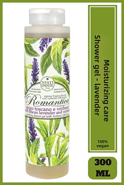 Nesti Dante Romantica Wild Tuscan Lavender & Verbena Duş Jeli 300ml |Nemlendi...