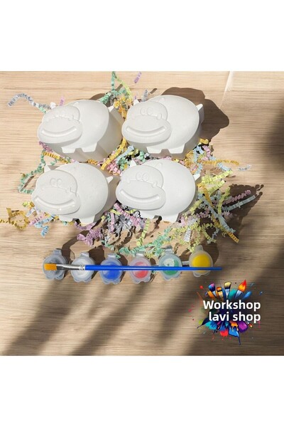 Atölye Lavi Shop مجموعة لوحات حجرية مكونة من 4 قطع من فيرفاكس