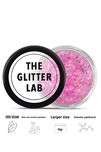 The Glitter Lab بريق لامع على شكل جل - وردي فلامينجو