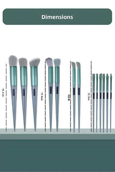 MUJGAN Fix Special Pouch 13-Piece Makeup Brush Set Pink