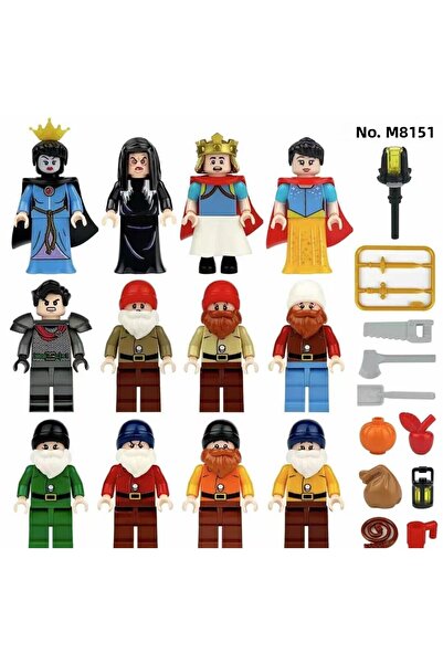 marimari سلسلة الأميرة القطنية 12 قطعة من مكعبات البناء - الملحقات متضمنة