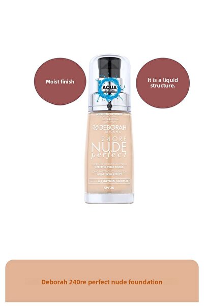 Deborah 24Ore Perfect Nude Foundation No: 00 ivory8009518364637