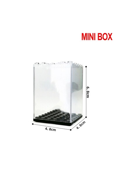 Choice1 mini box Stackable Acrylic Dispaly Box for Building Blocks Figures Stand MOC Car Model Collection Sh