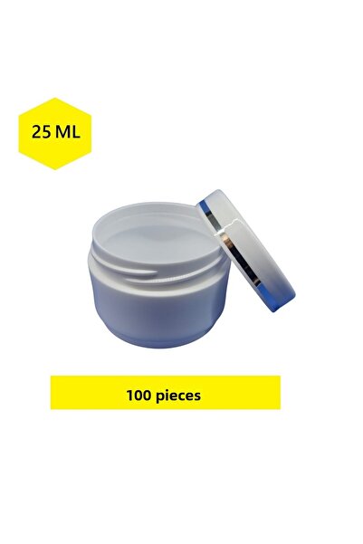 demethome 25 ml Mini cutie goală pentru pomadă-crem-cosmetice 25 cc Borcan de cremă din plastic 1-250 buc Opcțional
