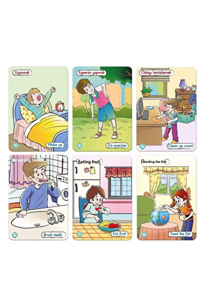 Circle Toys Educational Cards - A Visual Day Composed Set